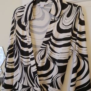 Diane Von Furstenburg Silk Wrap Romper Sz.10